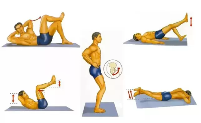 سلسلة من التمارين البدنية لتعزيز قوة الذكور