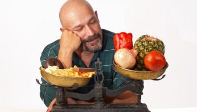 تأثير الطعام على الرجال